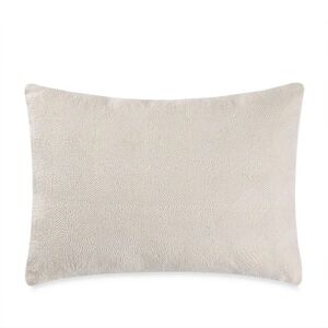 VERA WANG HOME Box Breakfast Throw Pillow FRETWORK 100% Cotton Down 12" X 16"